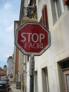 Saint-Imier Aout 2012 Stop facho