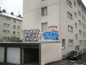 besancon 10.12.12 graffiti Vease, Oner