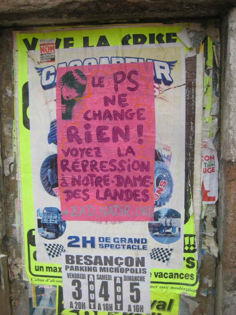 besancon 24.12.12 antirep - soutien notre dame des landes