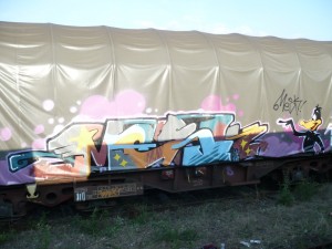 Mesk_Daffy_Duck_graffiti_strasbourg_fret