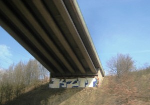 allemagne - graffiti - autoroute - Avril 2013 - KZM