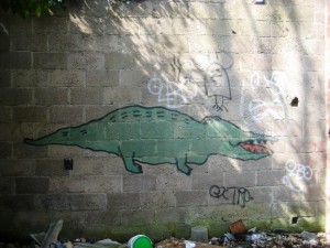 mars 2013 - besancon graffiti - crocodile