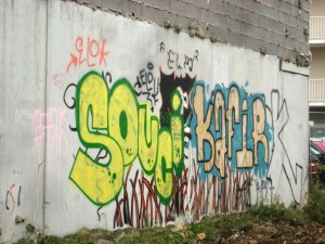 strasbourg 03.12.12 - souci, kafir - graffiti