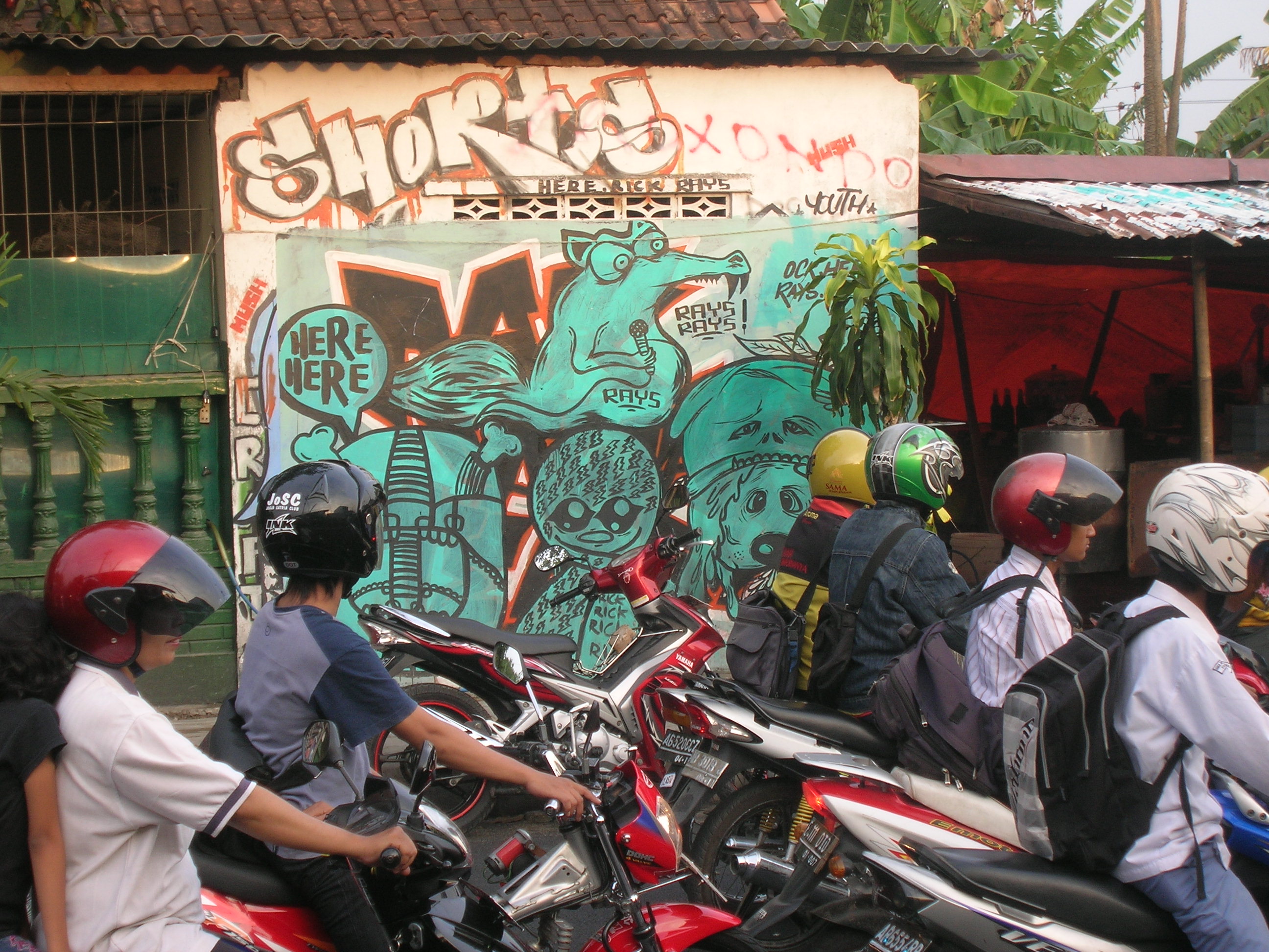 Here Here - Graffiti - ile de Java - yogyakarta - 2009