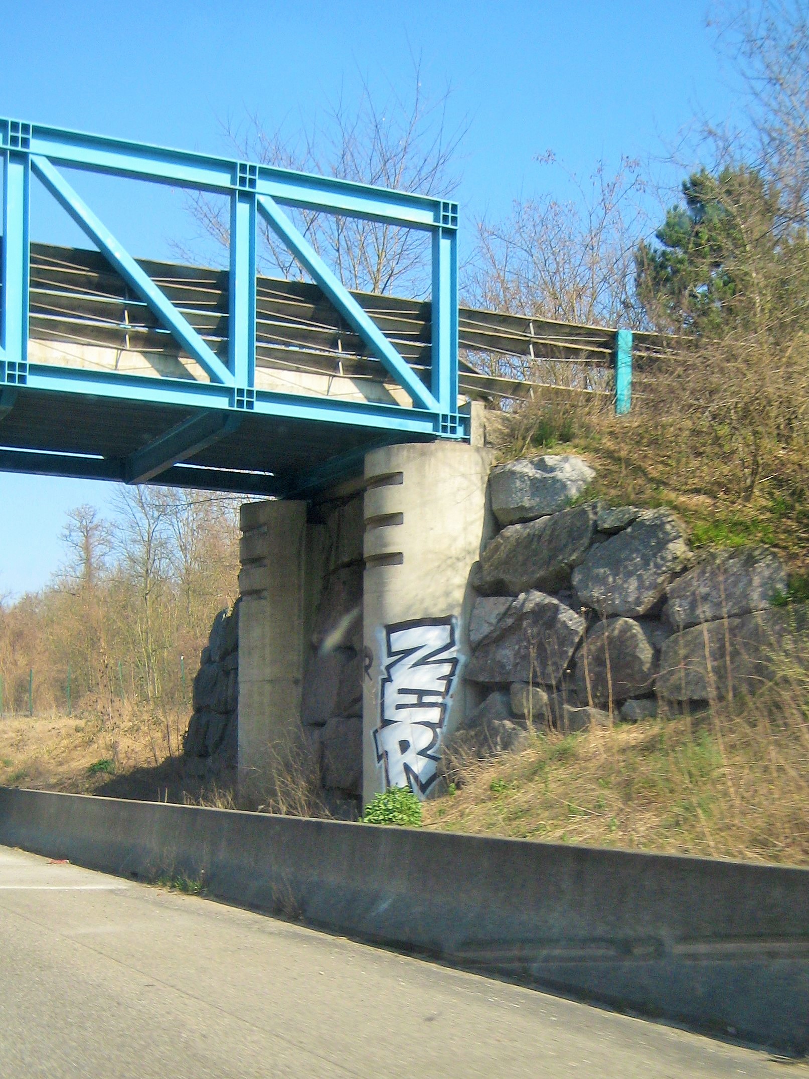 ZER - graffiti- A35 - Alsace - mars 2014