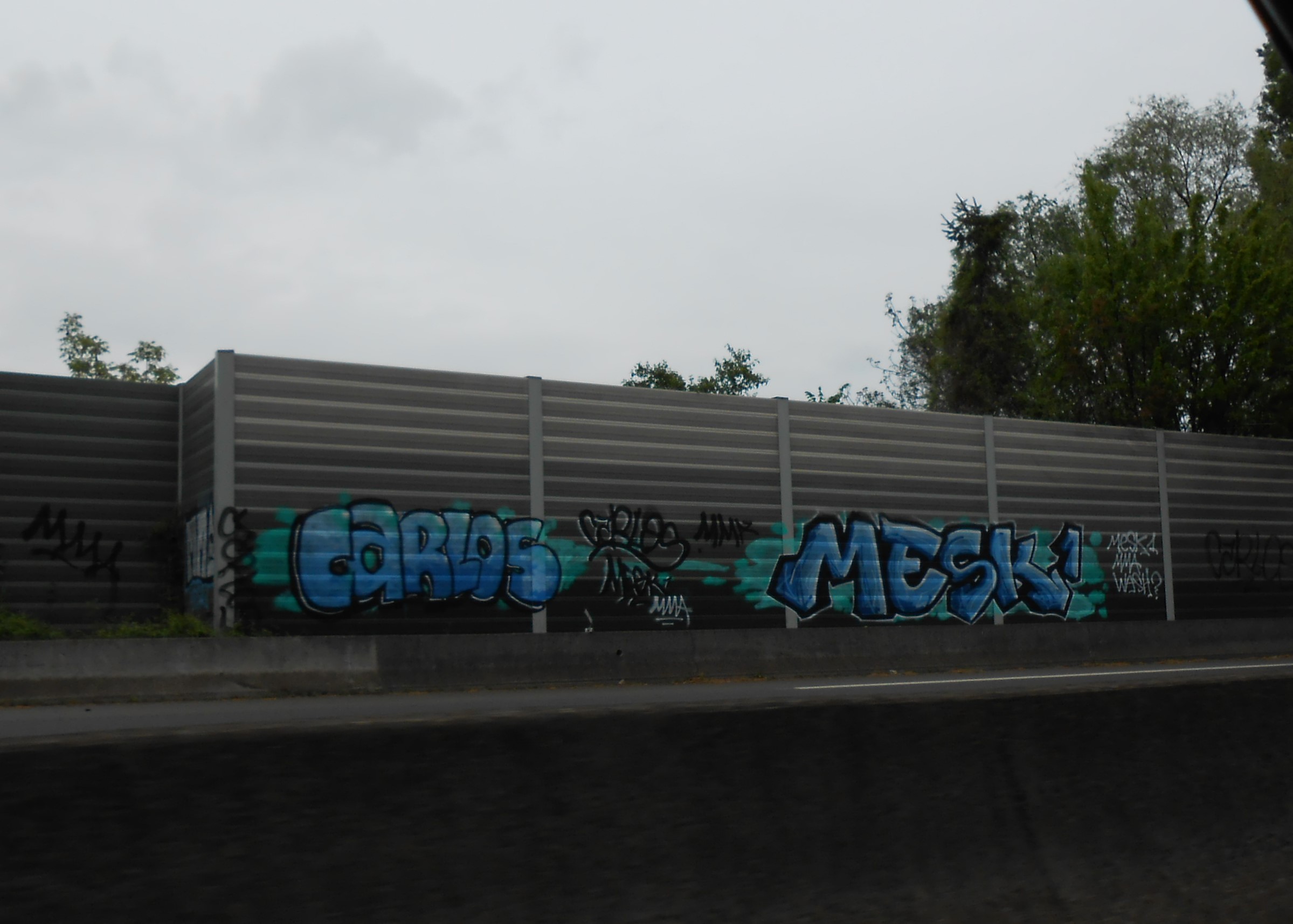 alsace, graffiti, avril 2014 Carlos, Mesk1