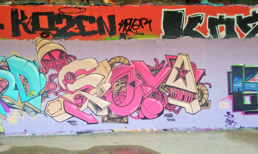 Besancon - Maestro, Soya, Basik, Eskat - graffiti 2015 (3)