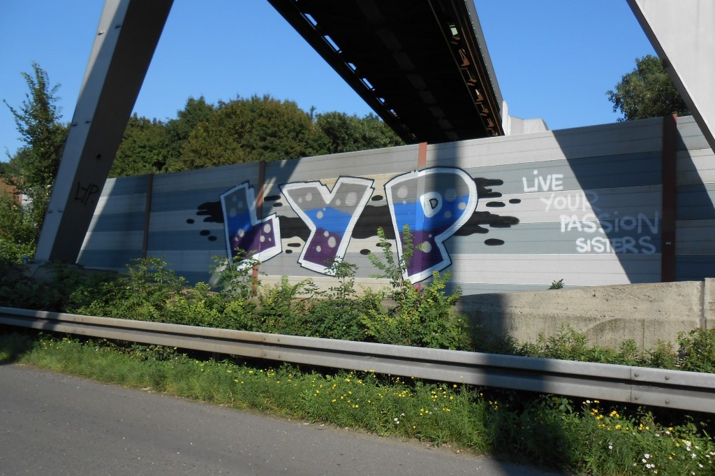 LYP - graffiti - Wuppertal, DE sept2015