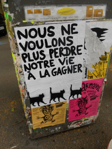 besancon, juin 2014_affiche_pas perdre sa vie a la gagner