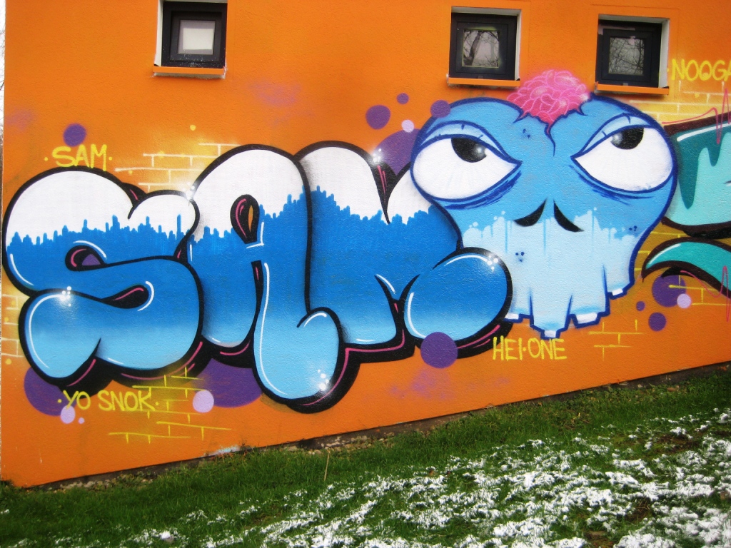 Sam et Sultan - Graffiti - Saarbrücken. 